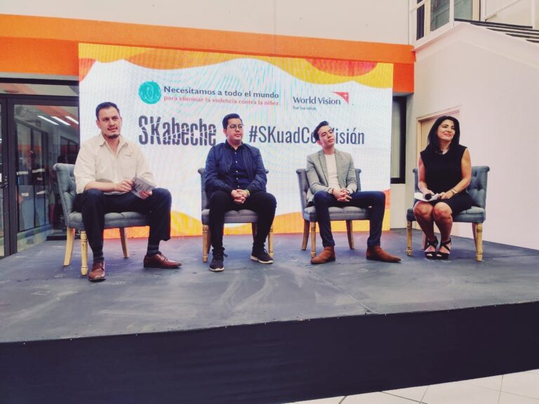 SKabeche se suma a #SkuadConVisión para llevar agua segura a niños en situación vulnerable