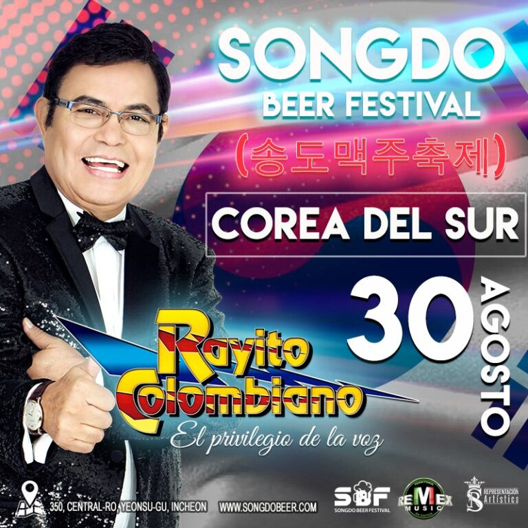 Rayito Colombiano por primera vez en Corea del Sur