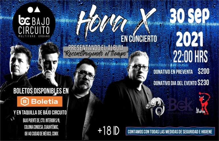 Presentación del disco- HORA X – RECONSTRUYENDO EL TIEMPO